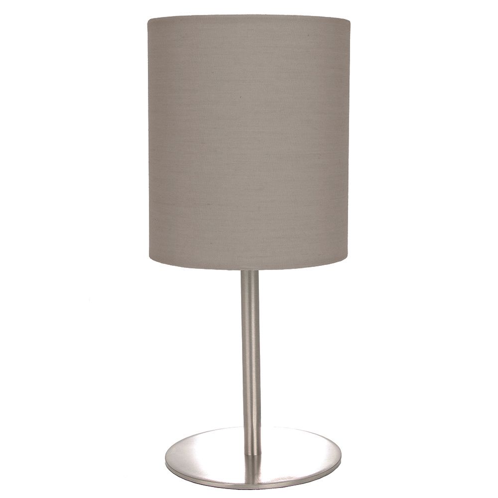 Taupe table lamp