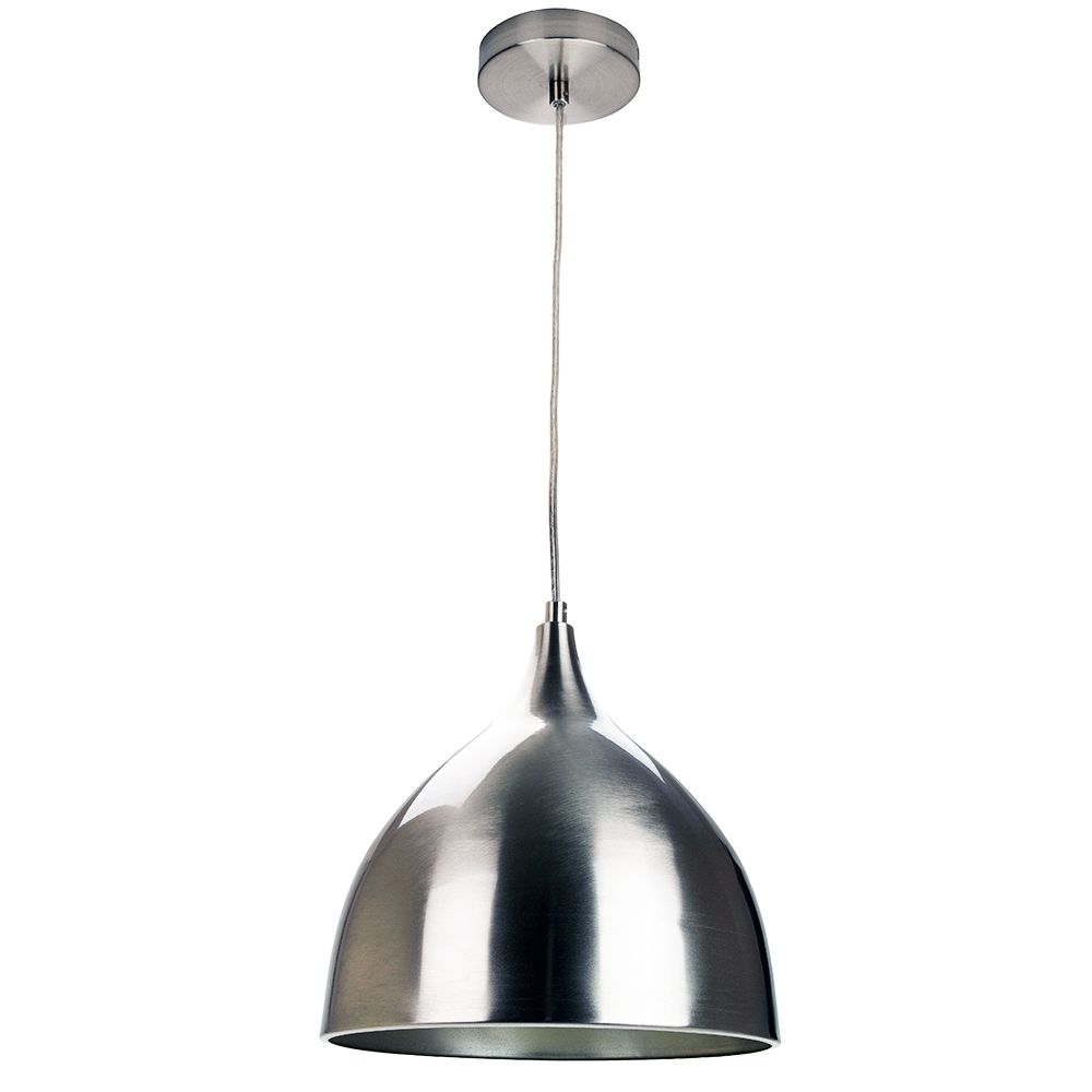 Contemporary And Stylish Satin Nickel Pendant Ceiling Light