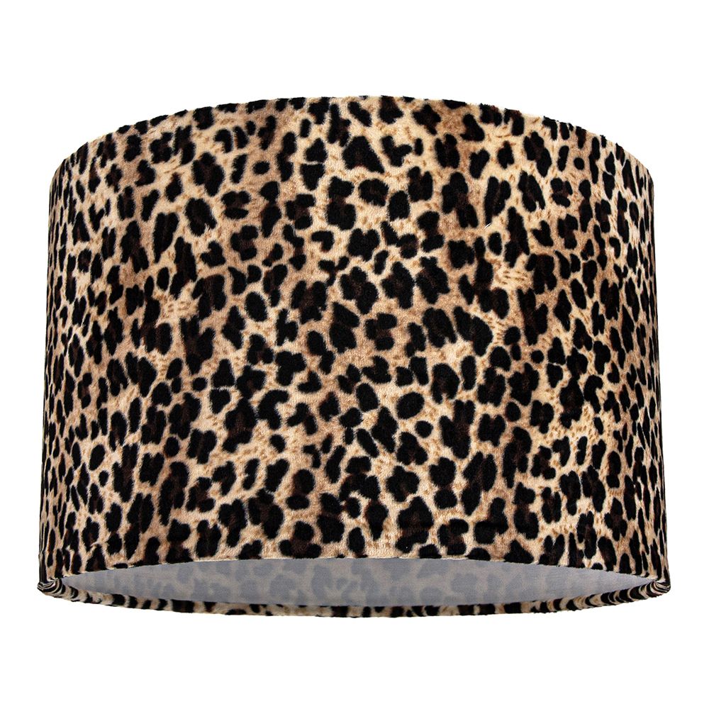 Modern and Distinctive Leopard Print Table/Pendant Lamp Shade in Soft