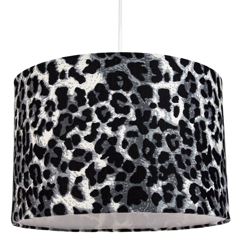 Modern And Stylish Snow Leopard Print, Leopard Print Lamp Shades Table Lamps