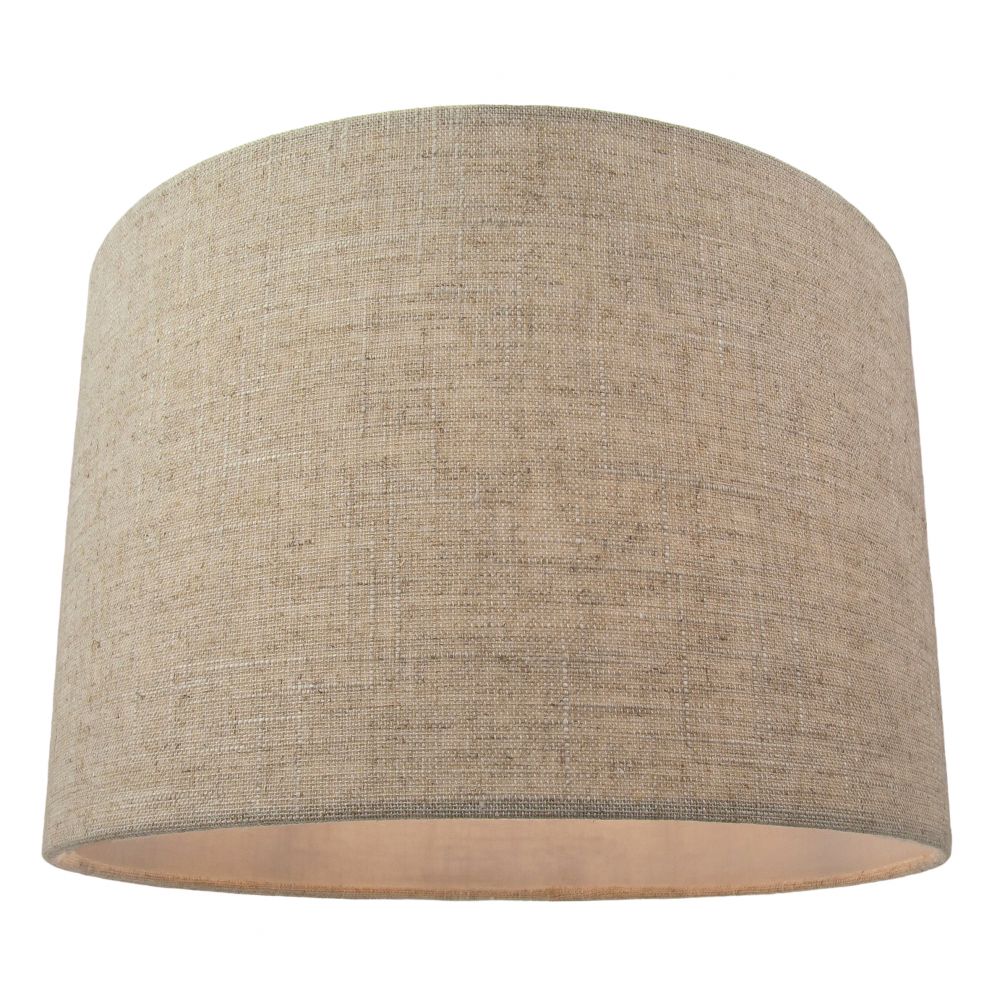 Contemporary and Stylish Natural Linen 12&quot; Lamp Shade in Oatmeal 30cm