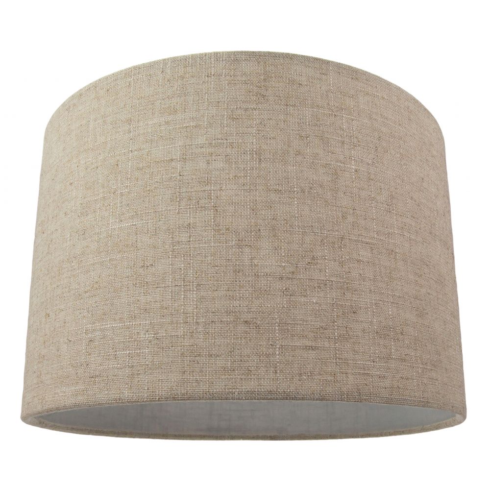 Contemporary and Stylish Natural Linen 12" Lamp Shade in Oatmeal 30cm
