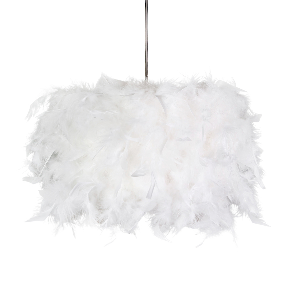 feather drum lampshade