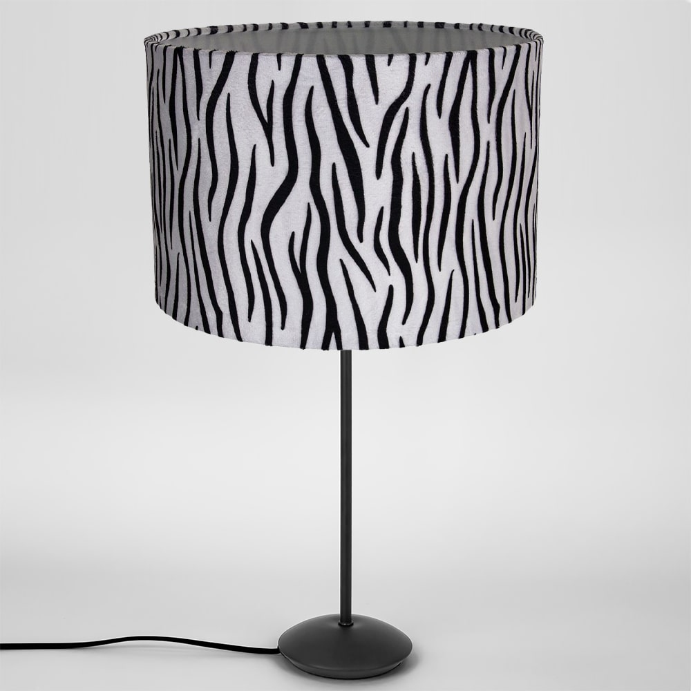 Velvet Zebra Print Lamp Shade, Zebra Print Lamp Shade Uk