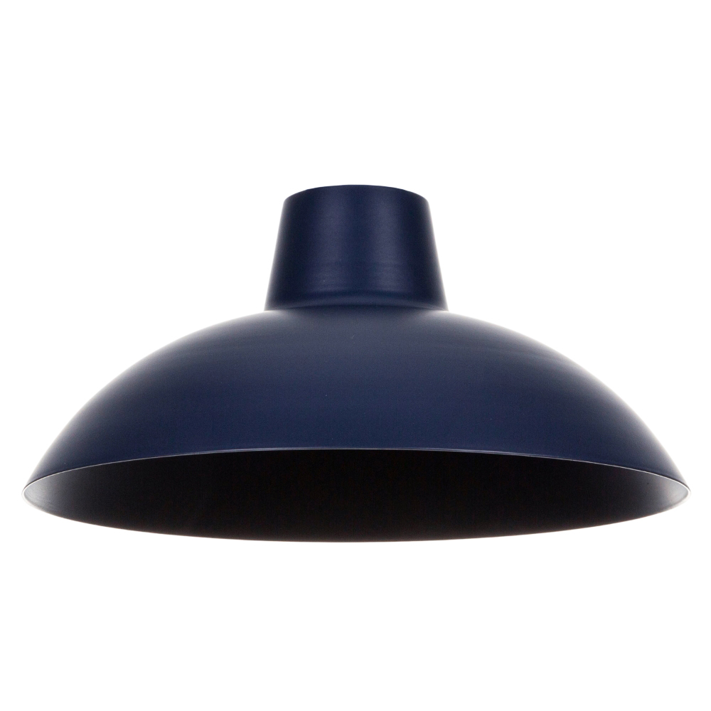 Industrial Retro Designed Matt Midnight Blue Curved Metal Ceiling