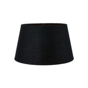 Traditional 8 Inch Black Linen Fabric Drum Table/Pendant Lamp Shade 40w Maximum
