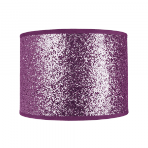 Modern and Designer Bright Purple Glitter Fabric Pendant/Lamp Shade 25cm Wide