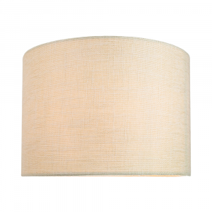 Contemporary and Sleek 10 Inch Cream Linen Fabric Drum Lamp Shade 60w Maximum