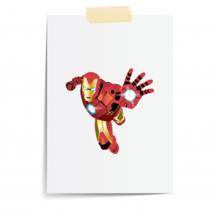 Iron Man Tony Stark Inspired Print | Avengers Wall Art | A3 Print Only