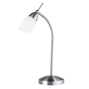 Traditional Satin Nickel Power Saving and Eco Friendly LED Touch Desk Lamp