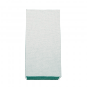 Contemporary and Stylish Dove Grey Linen Fabric Tall Rectangular 25cm Lamp Shade