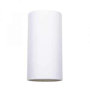 Contemporary and Stylish White Linen Fabric Tall Cylindrical 25cm Lampshade