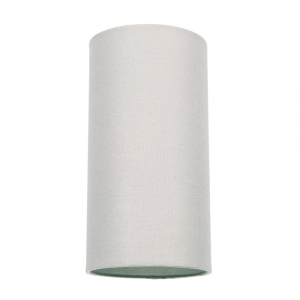 Contemporary and Stylish Dove Grey Linen Fabric Tall Cylindrical 25cm Lampshade