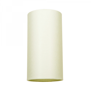 Contemporary and Stylish Soft Cream Linen Fabric Tall Cylindrical 25cm Lampshade