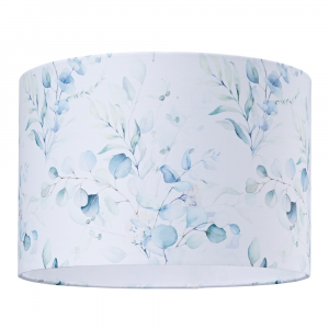 Contemporary and Elegant Floral Watercolour Lampshade with Soft Pastel Tones