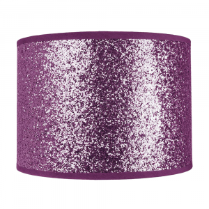 Modern and Designer Bright Purple Glitter Fabric Pendant/Lamp Shade 30cm Wide