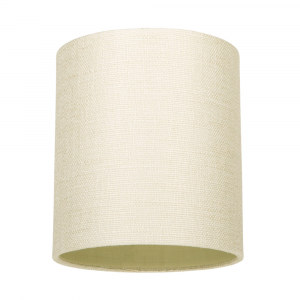 Contemporary and Sleek Cream Linen Fabric 6" Cylindrical Lamp Shade 60w Maximum
