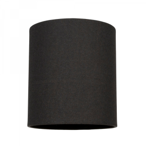 Contemporary and Sleek Black Linen Fabric 6" Cylindrical Lamp Shade 60w Maximum