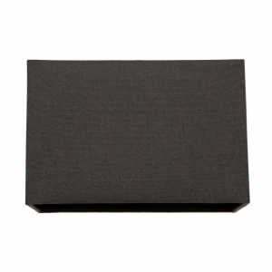 Contemporary and Sleek Black Linen Fabric Rectangular Lamp Shade 60w Maximum