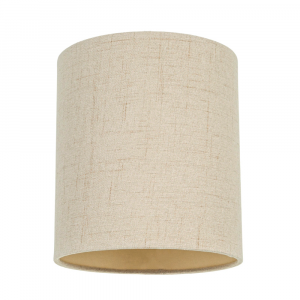 Contemporary and Sleek Taupe Linen Fabric 6" Cylindrical Lamp Shade 60w Maximum