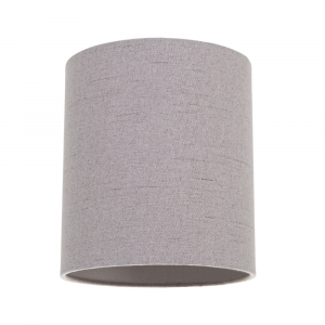 Contemporary and Sleek Grey Linen Fabric 6" Cylindrical Lamp Shade 60w Maximum