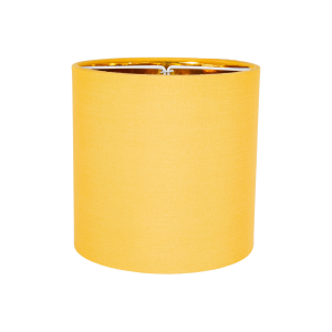 Contemporary Soft Ochre 6" Clip-On Candle Lamp Shade with Gold Inner Lining