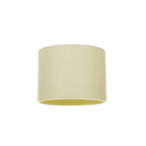 Modern Cream Linen Fabric Small 8" Drum Lamp Shade with Matching Cotton Lining