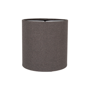 Modern Black Linen Fabric Small 13cm Drum Clip Shade with Matching Satin Lining