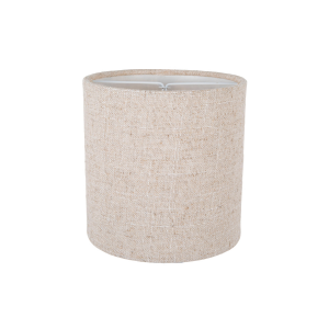 Contemporary Natural Linen 6" Clip-On Candle Shade with Matching Cotton Inner