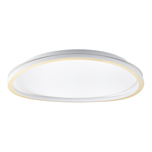 Modern Designer Satin Gold Plated LED Ceiling Light with Inner Opal Diffuser