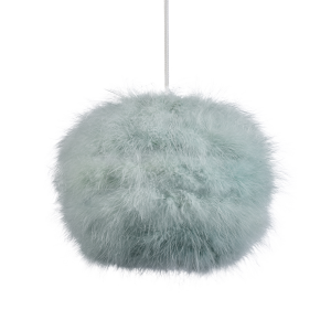 Modern and Distinctive Small Real Duck Egg Feather Decorated Pendant Light Shade