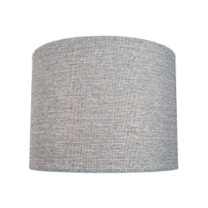 Modern and Chic Ash Grey Linen Fabric Small 8" Drum Lamp Shade 40w Maximum