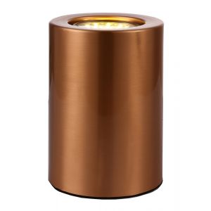Small and Contemporary Brushed Copper LED Table/Floor Lamp Uplighter